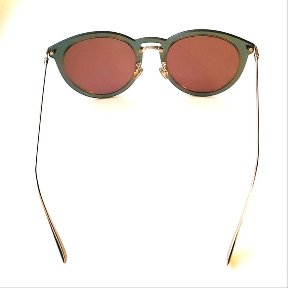 DIOR "ULTIMEF" 53MM SILVER & PINK ROUND AVIATOR SUNGLASSES 🕶 - Picture 4 of 8